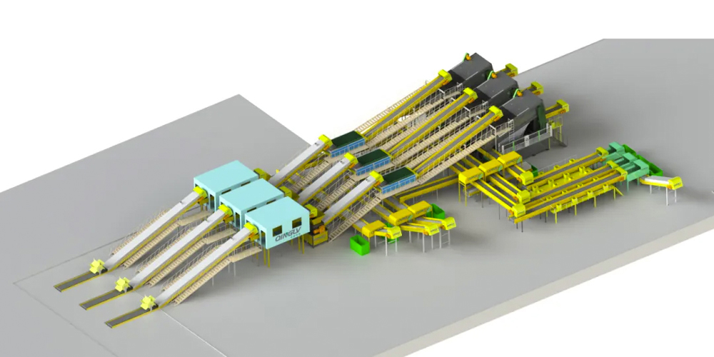 Domestic Waste Processing Production Line