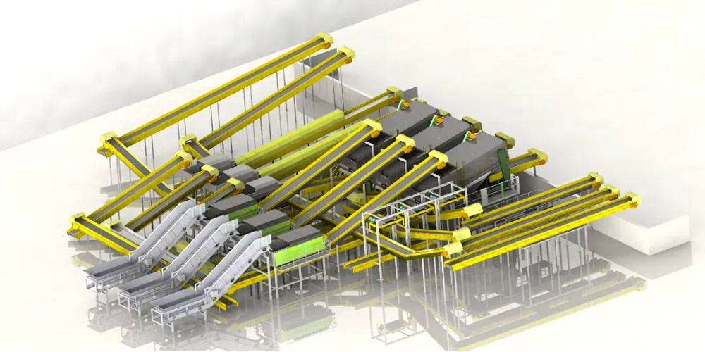  Landfill Waste Treatment Equipment Production Line